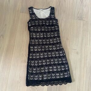 Elegant Black Lace Dress